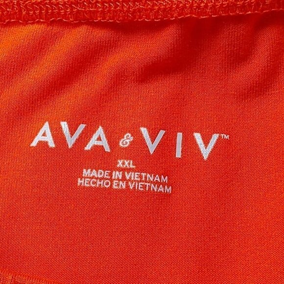 Women's Knit Wrap Skirt | Ava & Viv | XX Large - Picture 5 of 10